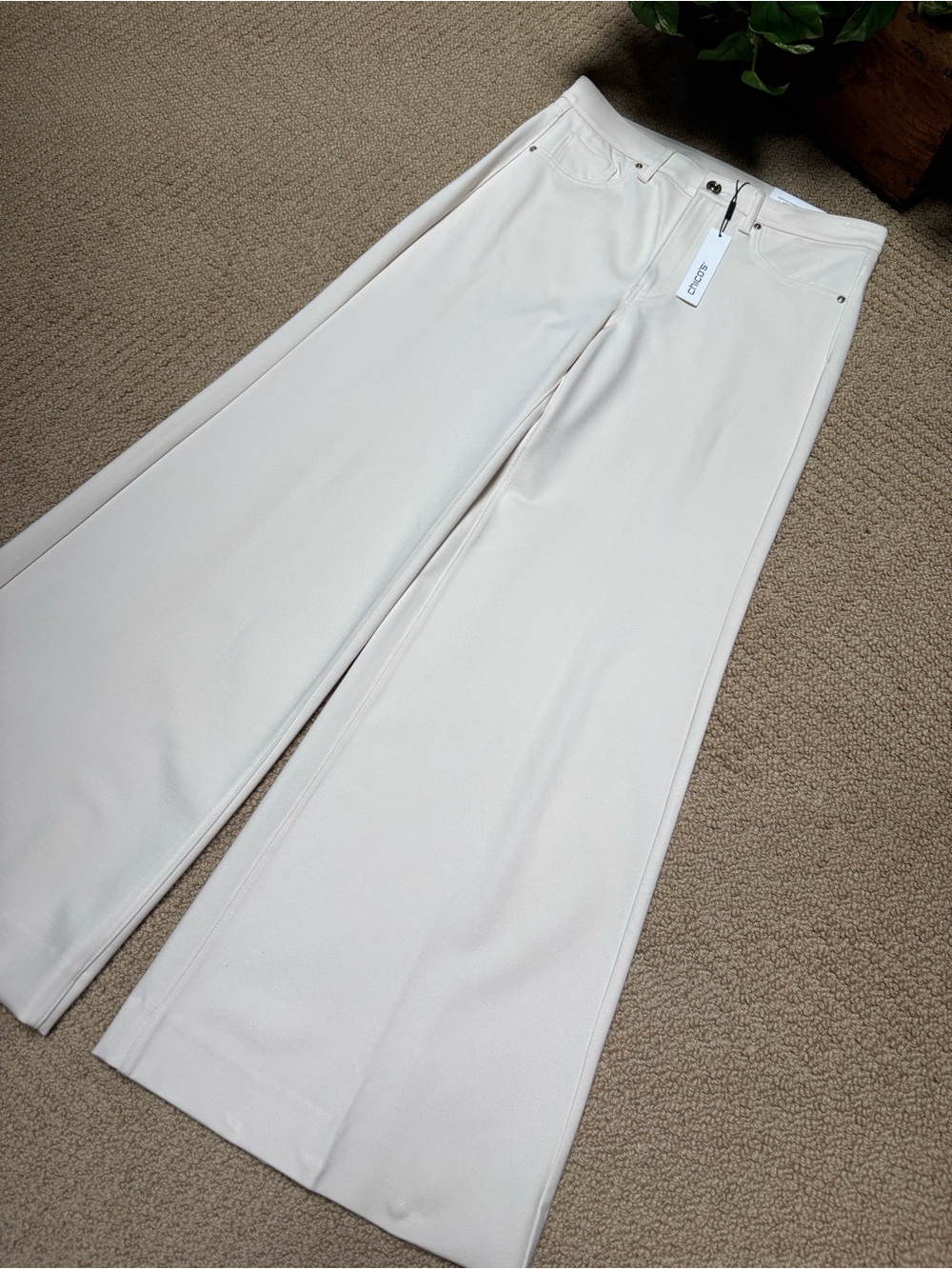 Chico’s high rise wide leg pants